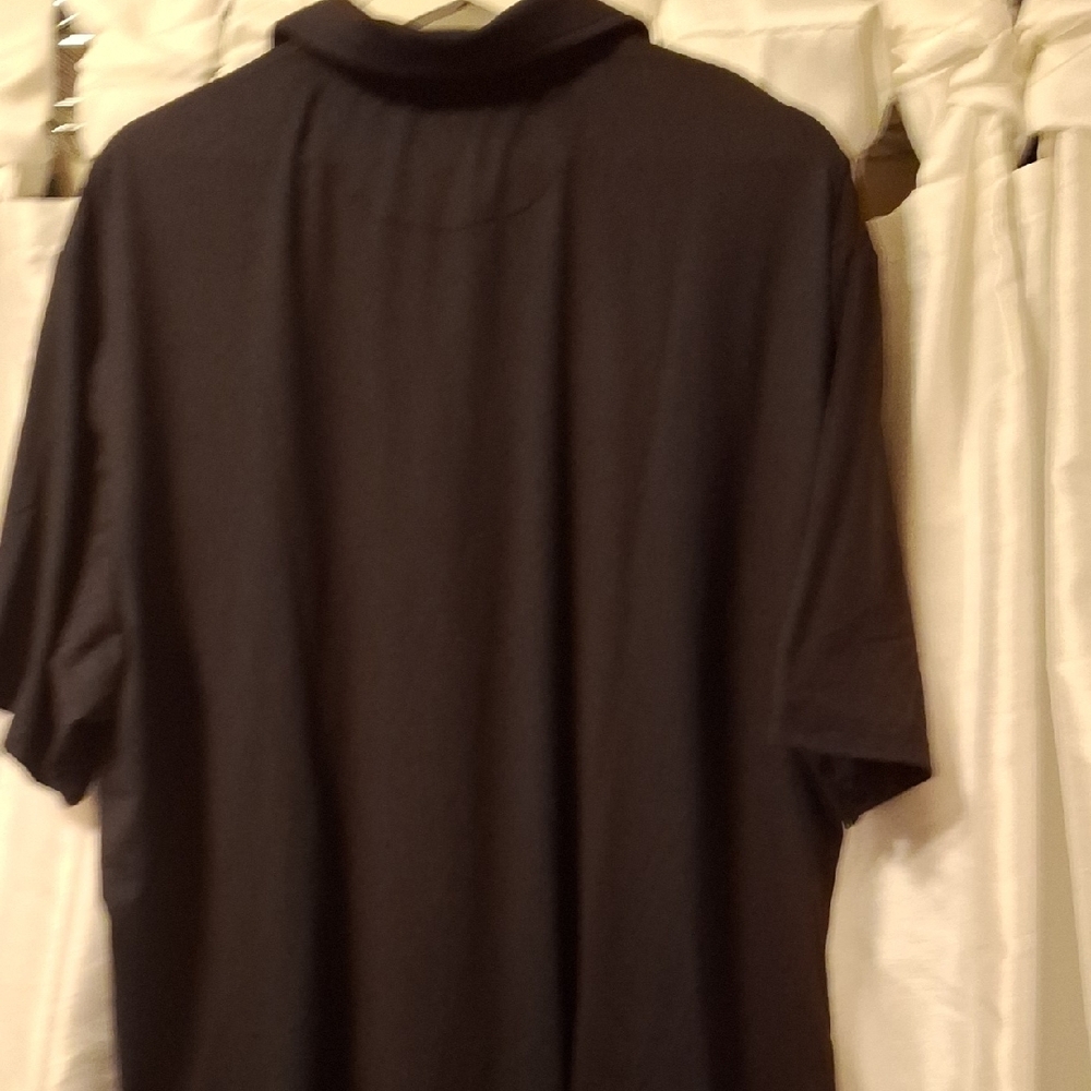 Chaps Men's Polo Shirt in Black XXL - Picture 7 of 9